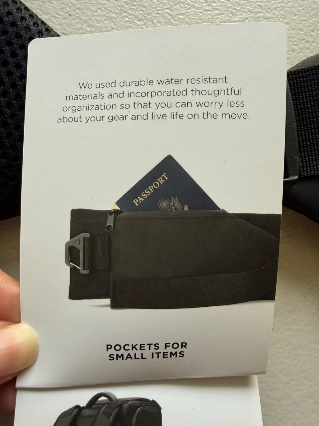 Nomatic Black Travel Sling Pack - Removable Waist Straps — image 4 of 8
